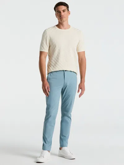 Perry Ellis Men's Square Pattern Crew Neck Sweater T-shirt