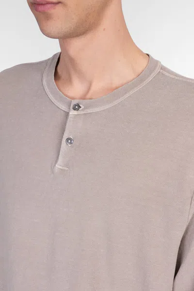 James Perse Polo In Green Cotton