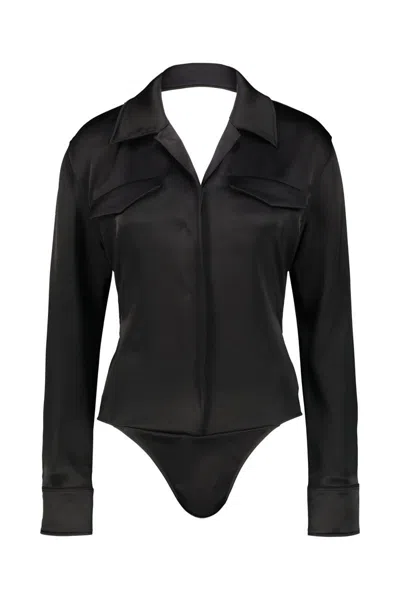 Courrèges Backless Shirt Bodysuit Clothing