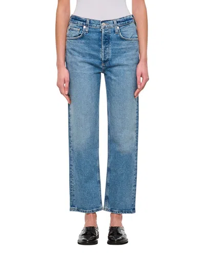 Citizen Of Humanity Citizens Of Humanity Delfina Straight-leg Jeans In Blue