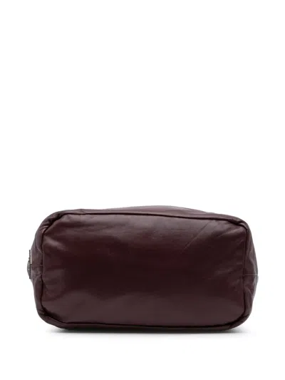 Pre-owned Prada 2000-2024 Tessuto And Nappa Reversible Satchel