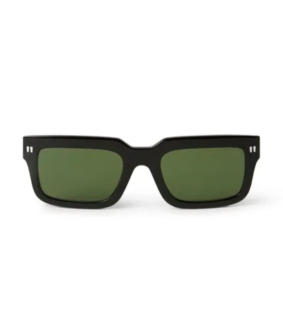 Off-white Clip-on Square Sunglasses