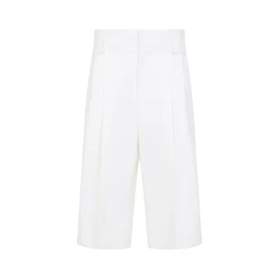 Carven Double-pleats Bermuda Shorts