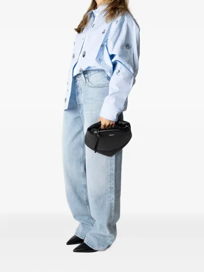 Federico Cina Mini Tortellino Tote Bag In Black