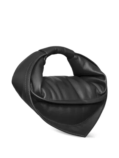 Federico Cina Mini Tortellino Tote Bag In Black