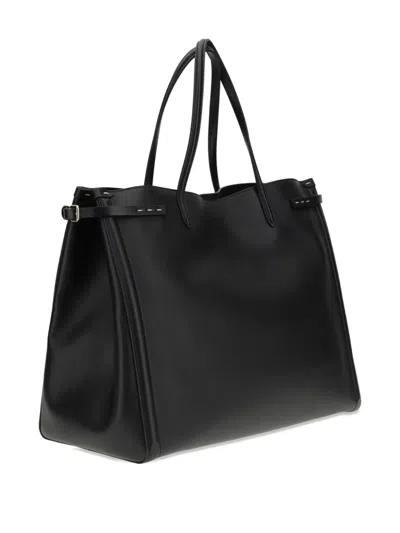 Valentino Black Antibes Large Shopping Bag