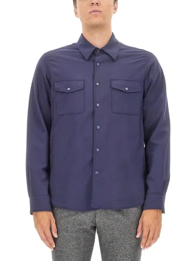 Aspesi Shirt With Chest Pockets And Collar