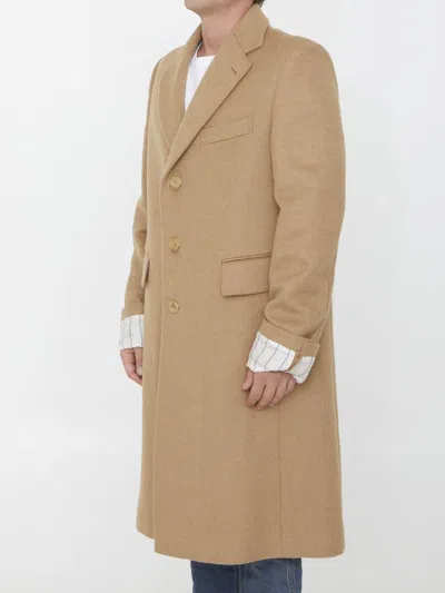 Gucci Camel Wool Coat