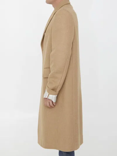 Gucci Camel Wool Coat