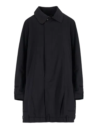 Hodakova Upside Down Pattern Stretch Wool Blend Jacket In Black