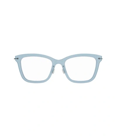 Lindberg 6635 N. O.w. Titanium Eyeglasses In Blue