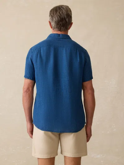 Faherty Short-sleeve Palma Linen Shirt