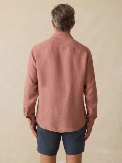 Faherty Irish Linen Safari Shirt