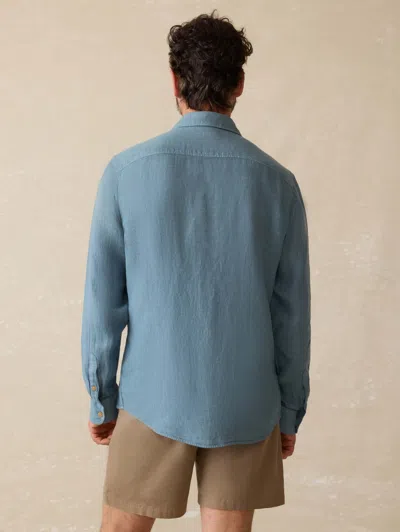 Faherty Irish Linen Safari Shirt