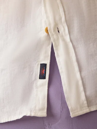 Faherty Irish Linen Safari Shirt
