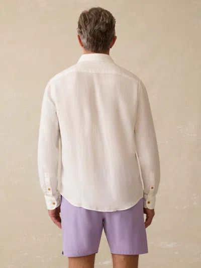Faherty Irish Linen Safari Shirt