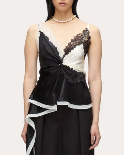 3.1 Phillip Lim Asymmetric Satin Top