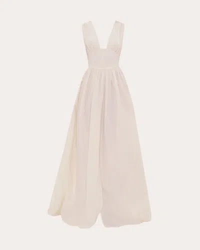 Andrea Iyamah Women's Rexi Cotton Corset Sleeveless Maxi Dress