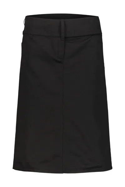 Courrèges Belted Skirt Polycotton Clothing