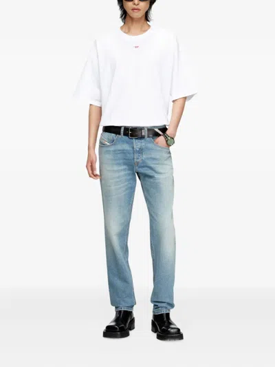 Diesel Mens 01 2023 D-finitive Relaxed-fit Denim Jeans In Blue