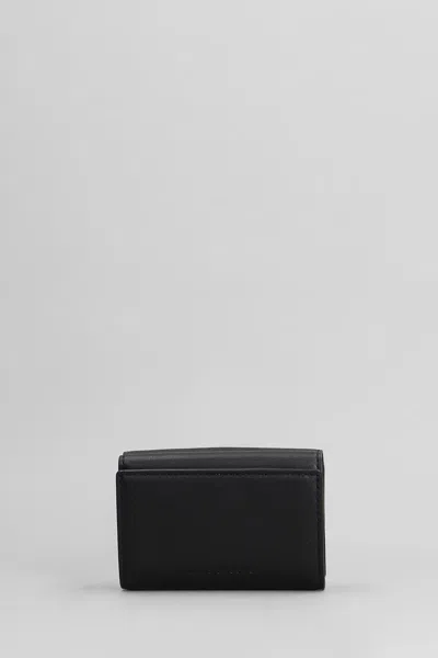 Marc Jacobs The Trifold Wallet Wallet In Black Leather