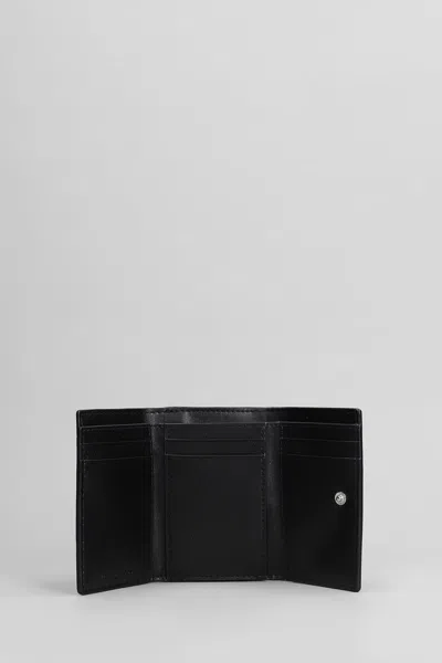 Marc Jacobs The Trifold Wallet Wallet In Black Leather
