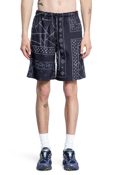 Kuon Man Black&white Shorts & Skirts