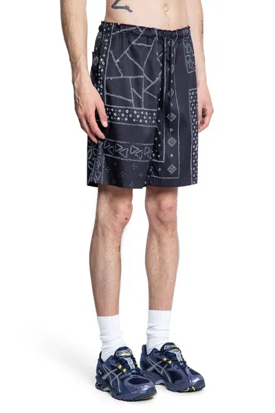 Kuon Man Black&white Shorts & Skirts