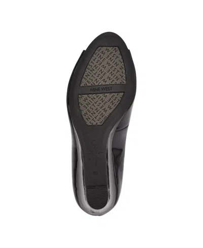 Nine West Cape 9x9 Womens Suede Peep Toe Wedge Heels