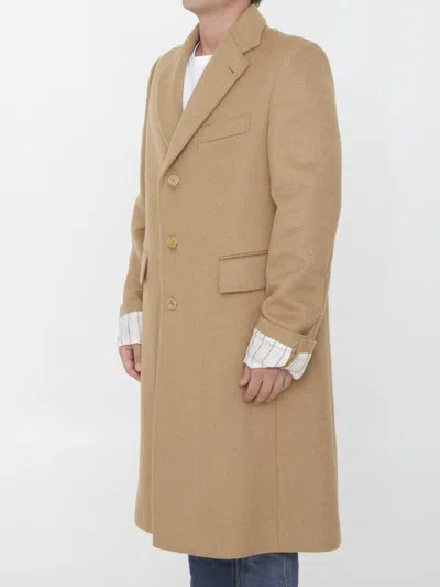 Gucci Camel Wool Coat