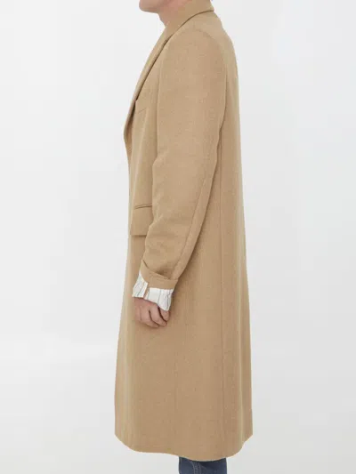 Gucci Camel Wool Coat
