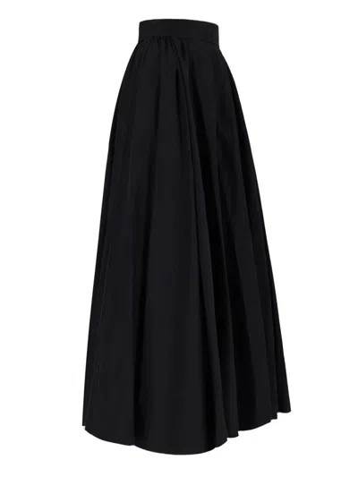 The Andamane Tiered Maxi Skirt In Lightweight Cotton Taffeta