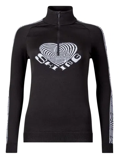 Newland Intarsia-knit Ski Top In Negro