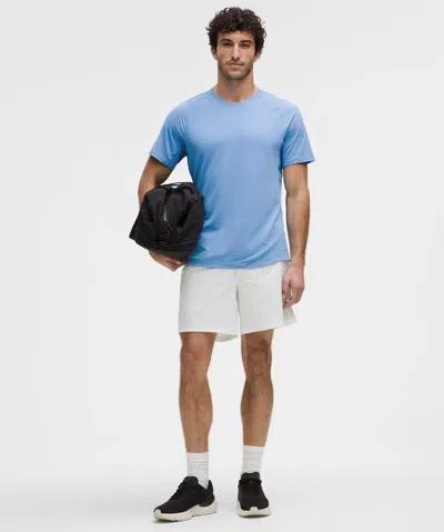 Lululemon Zeroed In Stretch Cotton-blend Jersey T-shirt In Blue