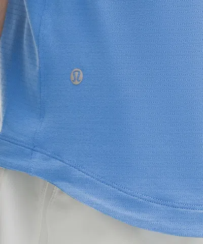Lululemon Zeroed In Stretch Cotton-blend Jersey T-shirt In Blue