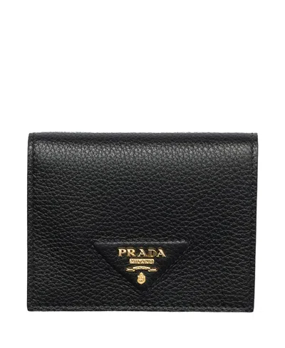 Prada Small Leather Bifold Wallet