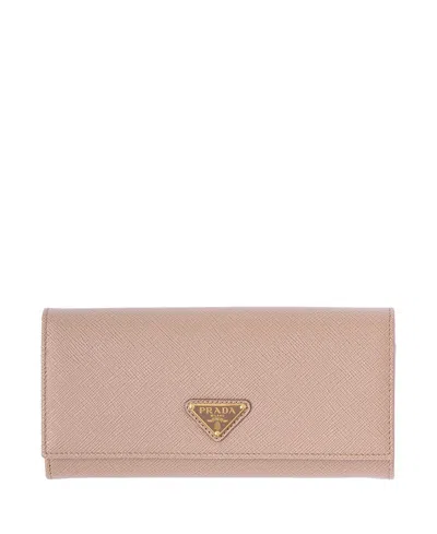 Prada Large Saffiano Leather Wallet