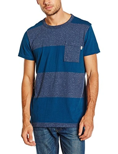 Vans Beecher Pocket T-shirt In Dress Blue