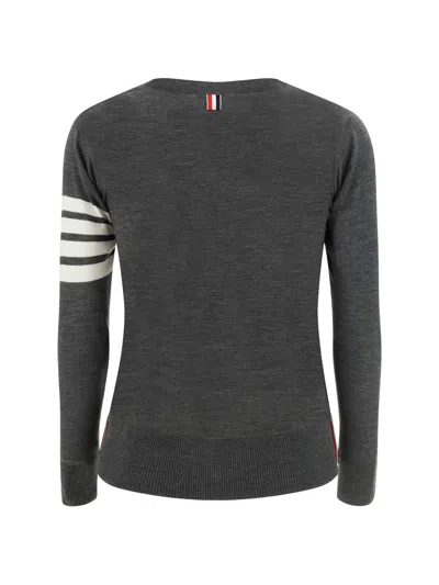 Thom Browne Milano Stitch Cotton Crewneck Sweater