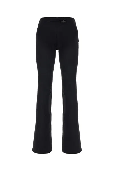 Courrèges Courreges Black Bootcut Scuba Jersey Pants