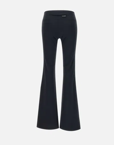 Courrèges Courreges Black Bootcut Scuba Jersey Pants
