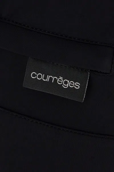 Courrèges Courreges Black Bootcut Scuba Jersey Pants