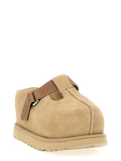 Ugg Lace-up Flatform Sole Round Toe Shoes