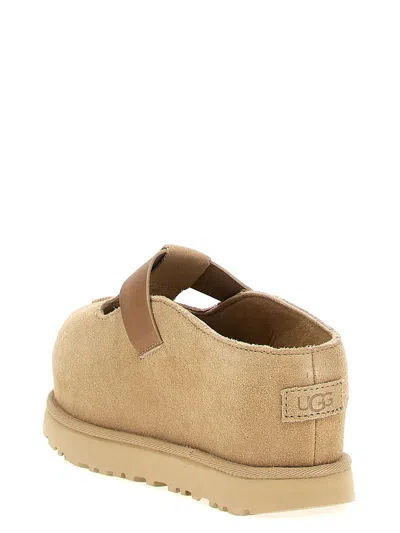 Ugg Lace-up Flatform Sole Round Toe Shoes