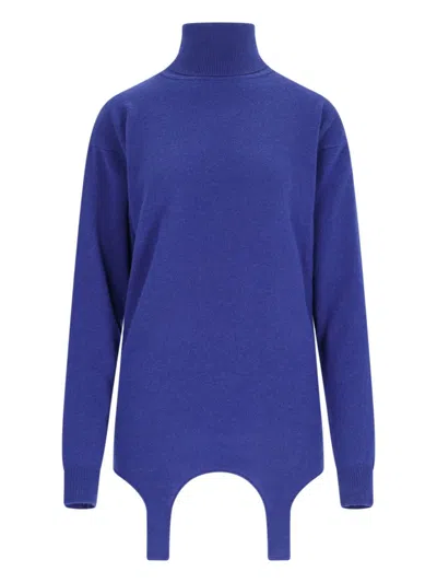 Saint Laurent Turtleneck With Garter