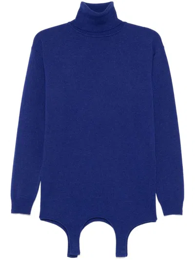 Saint Laurent Turtleneck With Garter