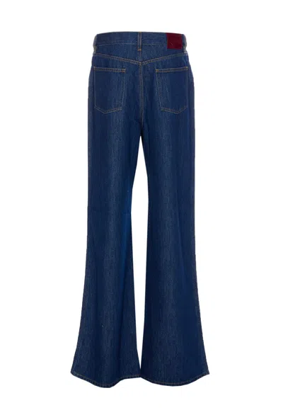 Gucci Trousers Wide-leg Denim Back Pockets