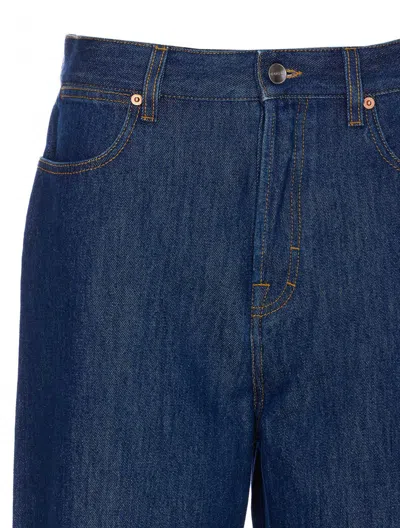 Gucci Trousers Wide-leg Denim Back Pockets