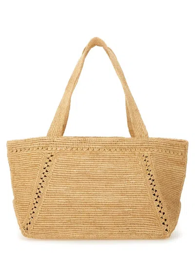 Patou Natural Trapeze Large Tote