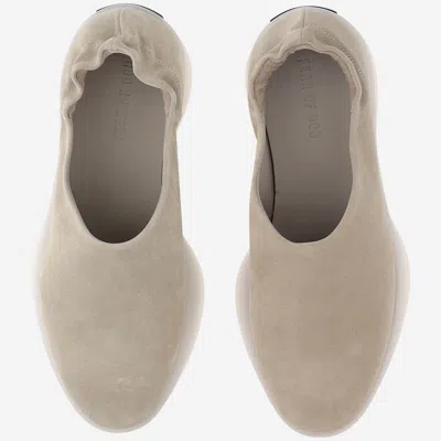 Fear Of God Beige Mules With Logo Patch On The Back And Elasticized Heel